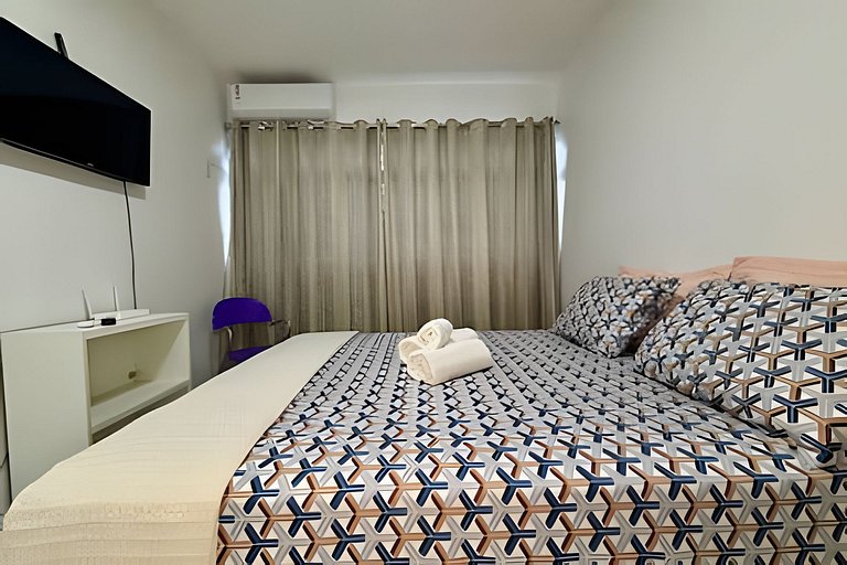 Estudio Ao Lado do Parque - 15 min do Aeroporto.