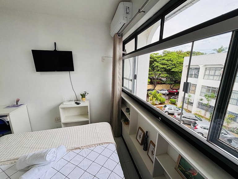 Estudio ao Lado do Parque - 15 min do Aeroporto.